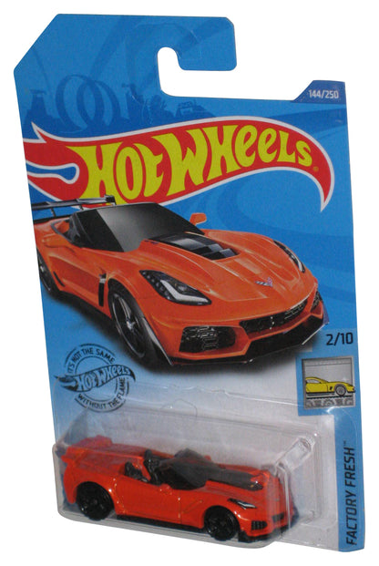Hot Wheels Factory Fresh 2/10 (2020) Orange '19 Corvette ZR1 Convertible Car 144/250