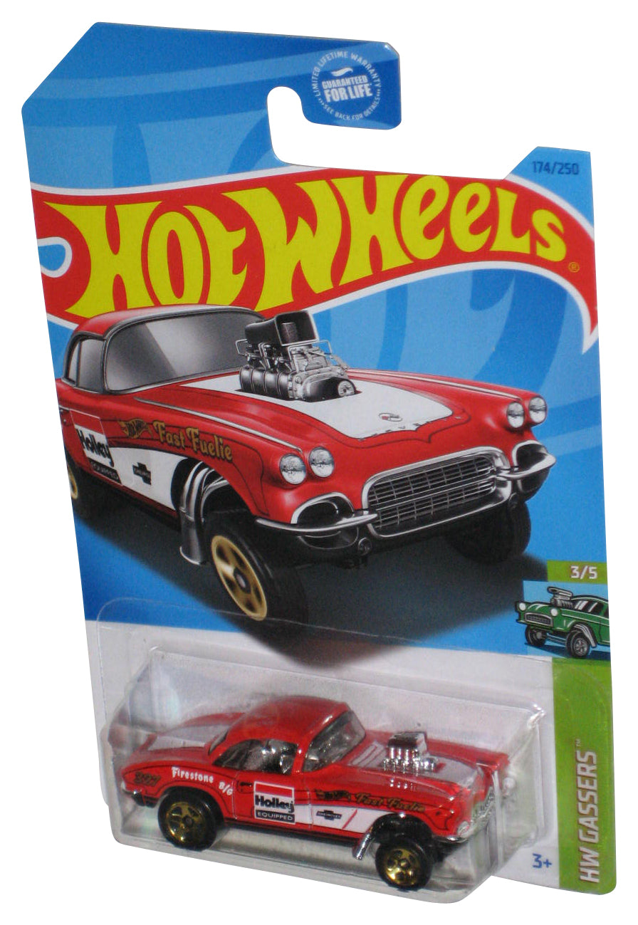 Hot Wheels HW Gassers 3/5 (2021) Red '62 Corvette Gasser Toy Car 174/250