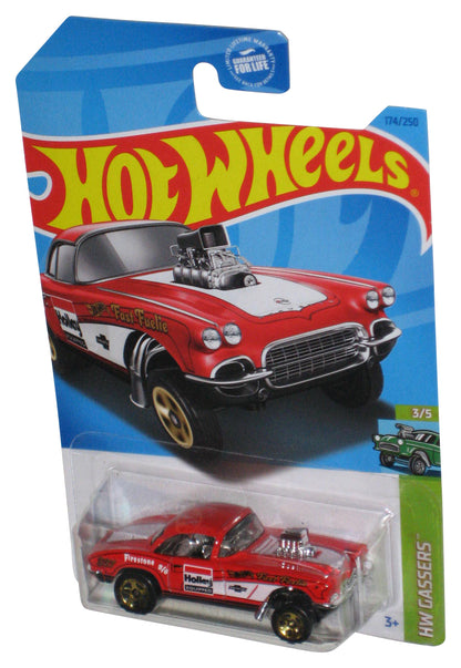 Hot Wheels HW Gassers 3/5 (2021) Red '62 Corvette Gasser Toy Car 174/250