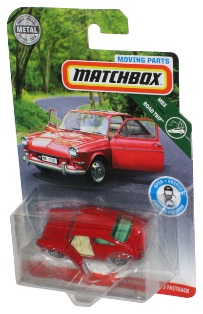 Matchbox Moving Parts MBX Road Trip (2018) Red '65 Volkswagen Type 3 Fastback Car