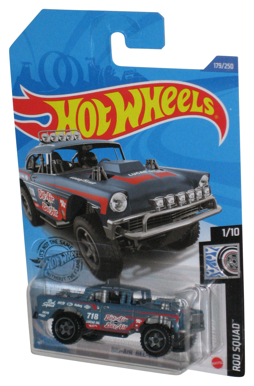 Hot Wheels Rod Squad 1/10 (2020) Blue Big-Air Bel-Air Toy Car 179/250