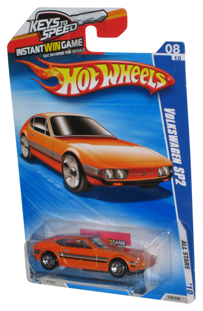 Hot Wheels All Stars 08/10 '10 Orange Volkswagen SP2 Keys To Speed Car 126/240