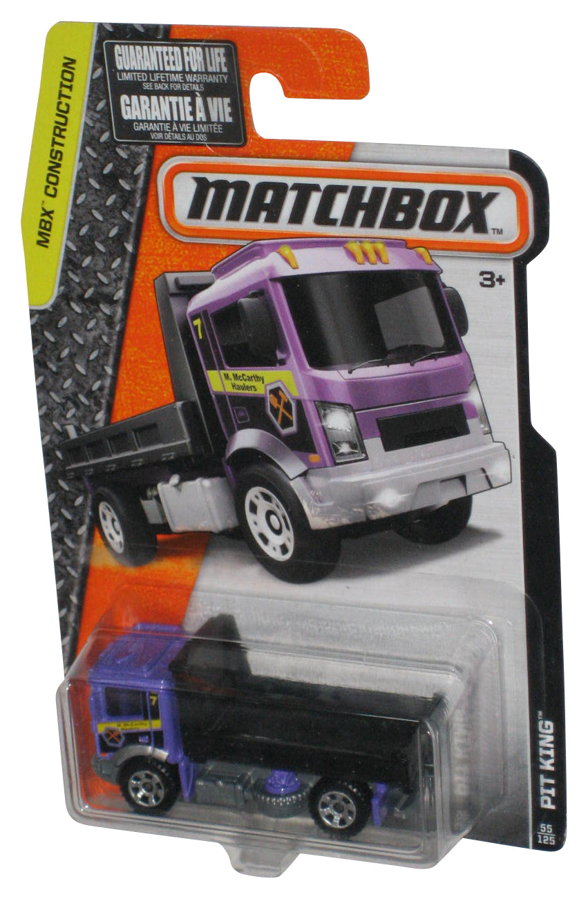 Matchbox MBX Construction (2015) Purple Pit King Toy Truck 55/125