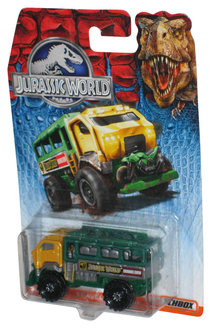 Matchbox Jurassic World Park Travel Tracker Green & Gold Toy Truck
