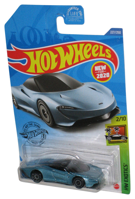 Hot Wheels HW Exotics 2/10 (2020) Blue McLaren Speedtail Toy Car 227/250