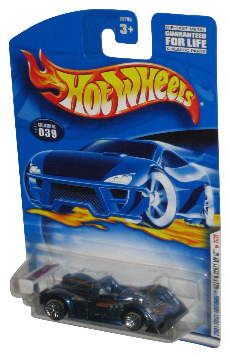Hot Wheels 2001 First Editions 27/36 Riley & Scott MK III Blue Car #039