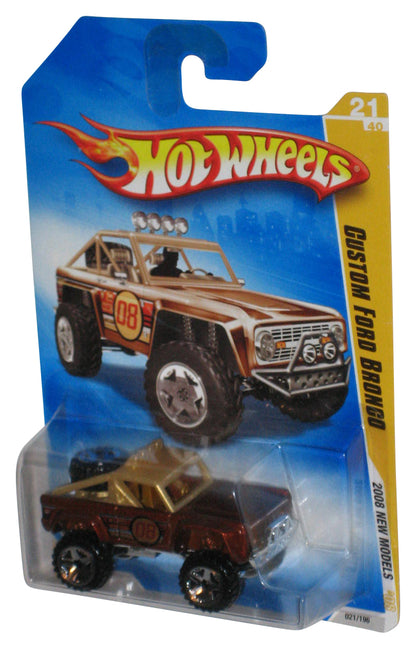 Hot Wheels 2008 New Models 21/40 Copper Brown Custom Ford Bronco Toy 021/196