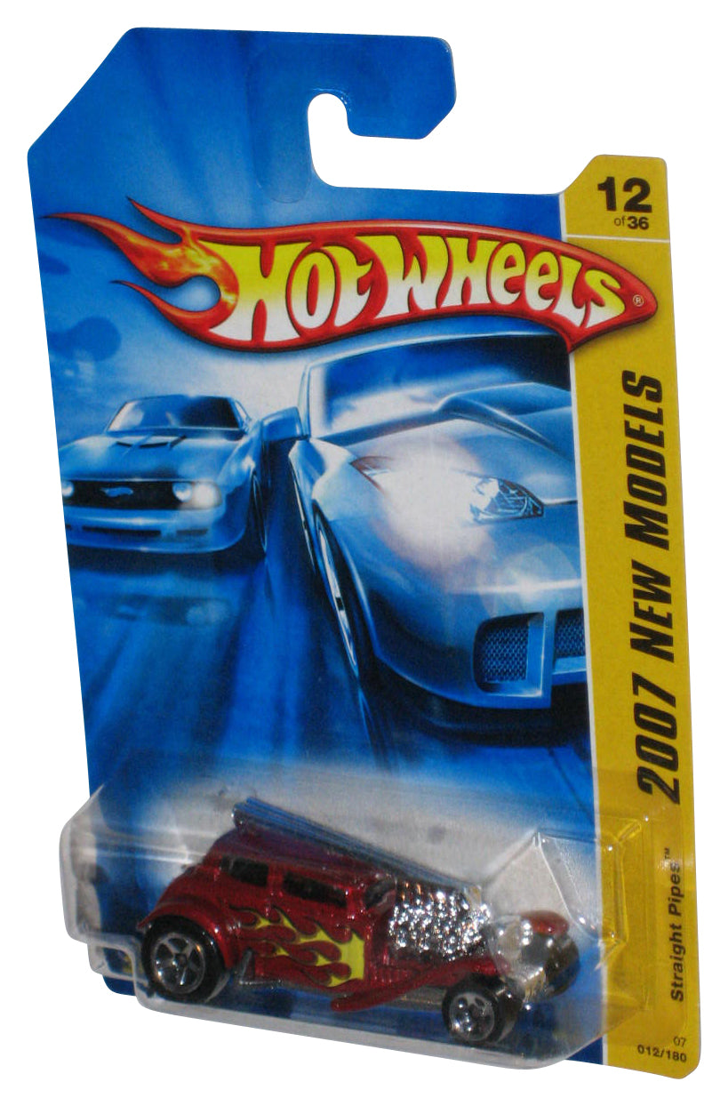 Hot Wheels 2007 New Models 12/36 Red Straight Pipes Car 012/180