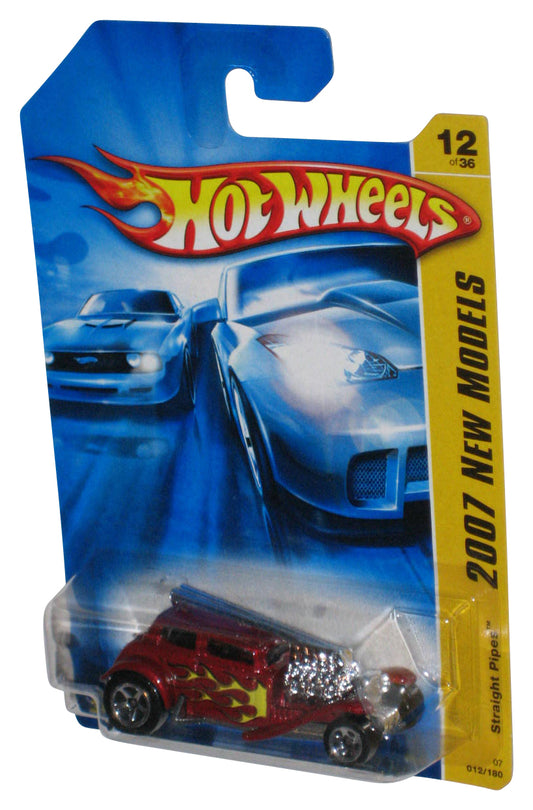 Hot Wheels 2007 New Models 12/36 Red Straight Pipes Car 012/180