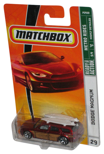 Matchbox Metro Rides 5/9 (2008) Red Dodge Magnum Toy Car #29