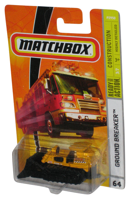 Matchbox Construction (2008) Yellow & Black Ground Breaker Toy #64