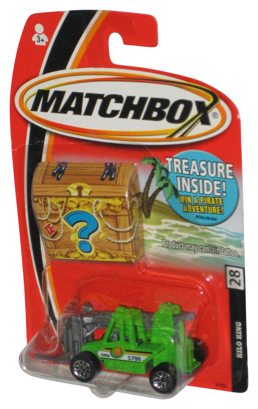Matchbox Treasure Inside (2004) Green Kil King Truck Toy Car #28
