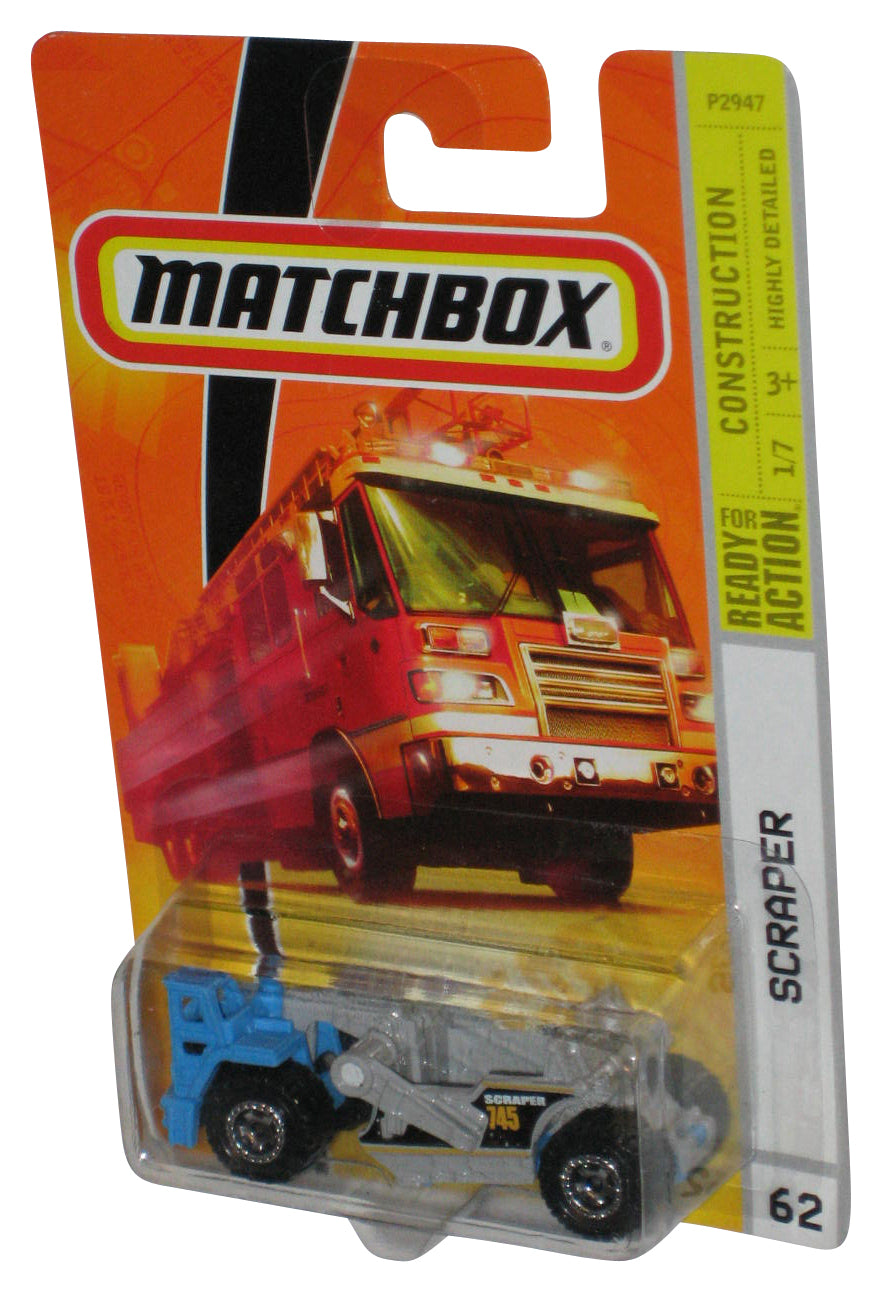 Matchbox Construction 1/7 (2008) Grey & Blue Scraper Toy #62