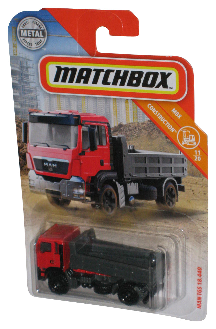 Matchbox MBX Construction 11/20 (2019) Red & Grey Man TGS 18.440 Truck Toy 27/100