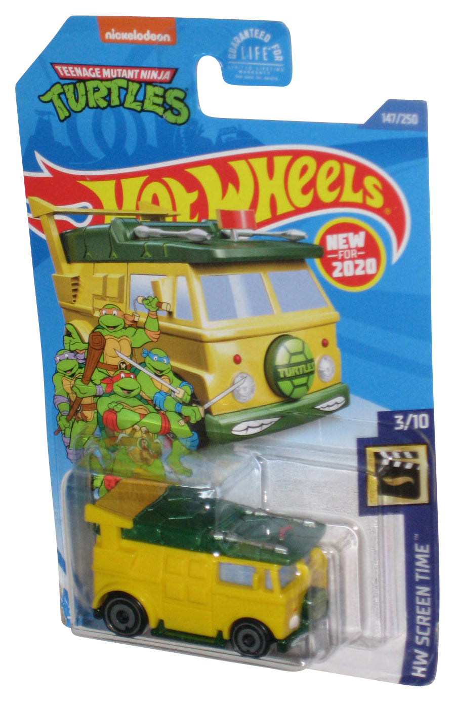Hot Wheels Screen Time 3/10 Teenage Mutant Ninja Turtles (2020) Party Wagon Van 147/250