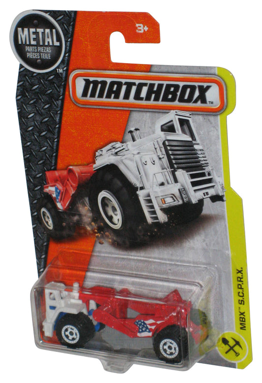 Matchbox MBX Construction (2016) Red & White S.C.P.R.X. Toy 33/125