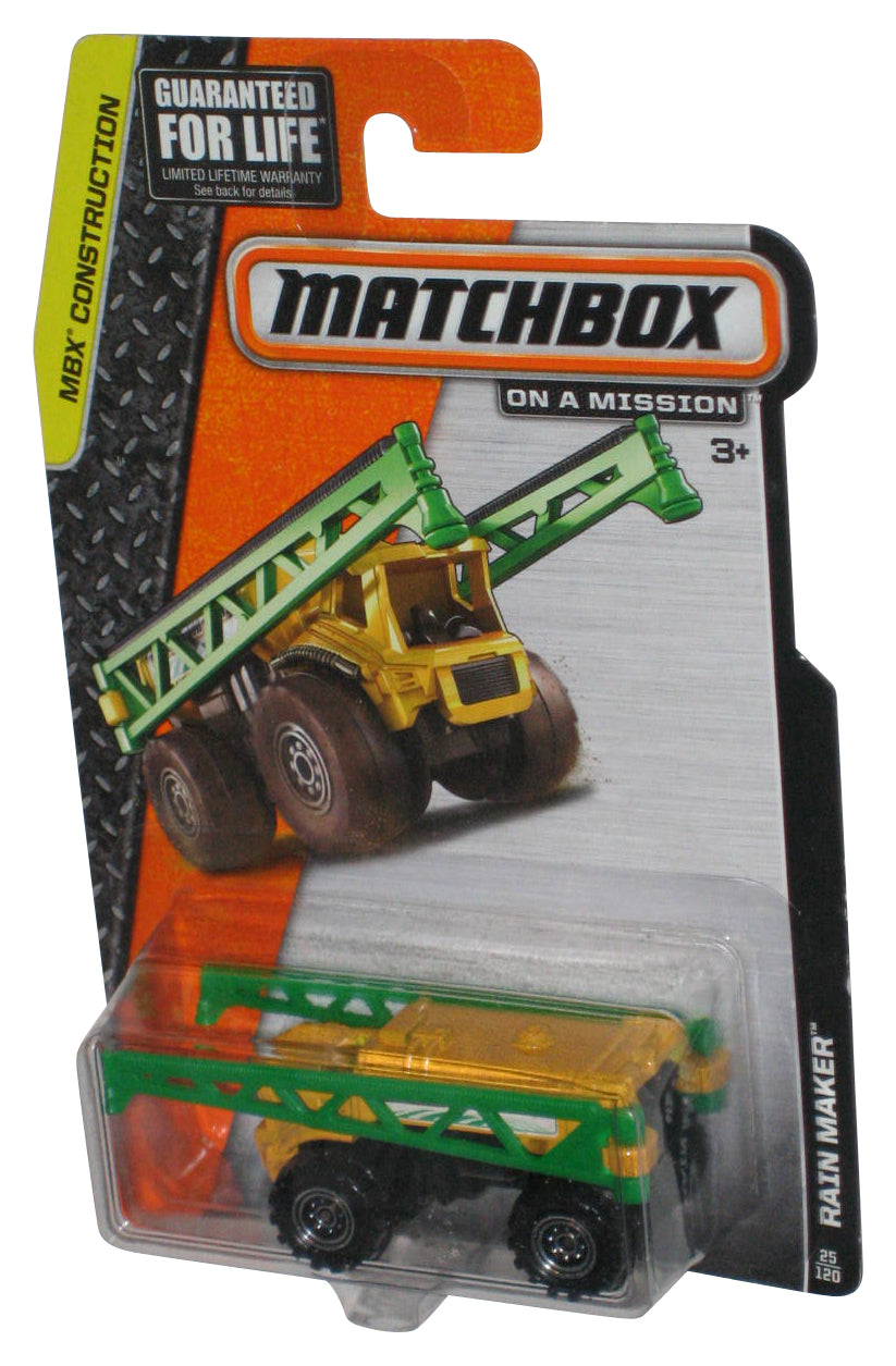 Matchbox MBX Construction On A Mission (2014) Green Rain Maker Toy 25/120