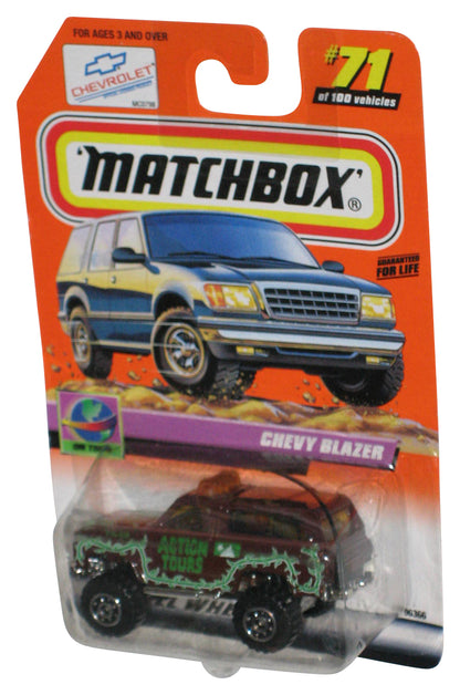 Matchbox On Tour (1999) Action Tours Brown Chevy Blazer Toy Truck #71/100
