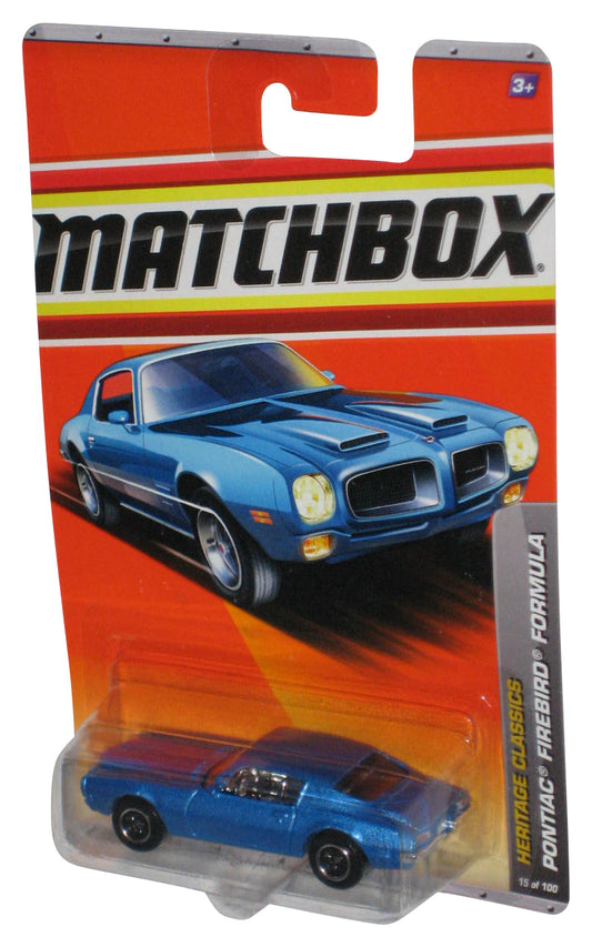 Matchbox Heritage Classics (2010) Blue Pontiac Firebird Formula Car 15/100