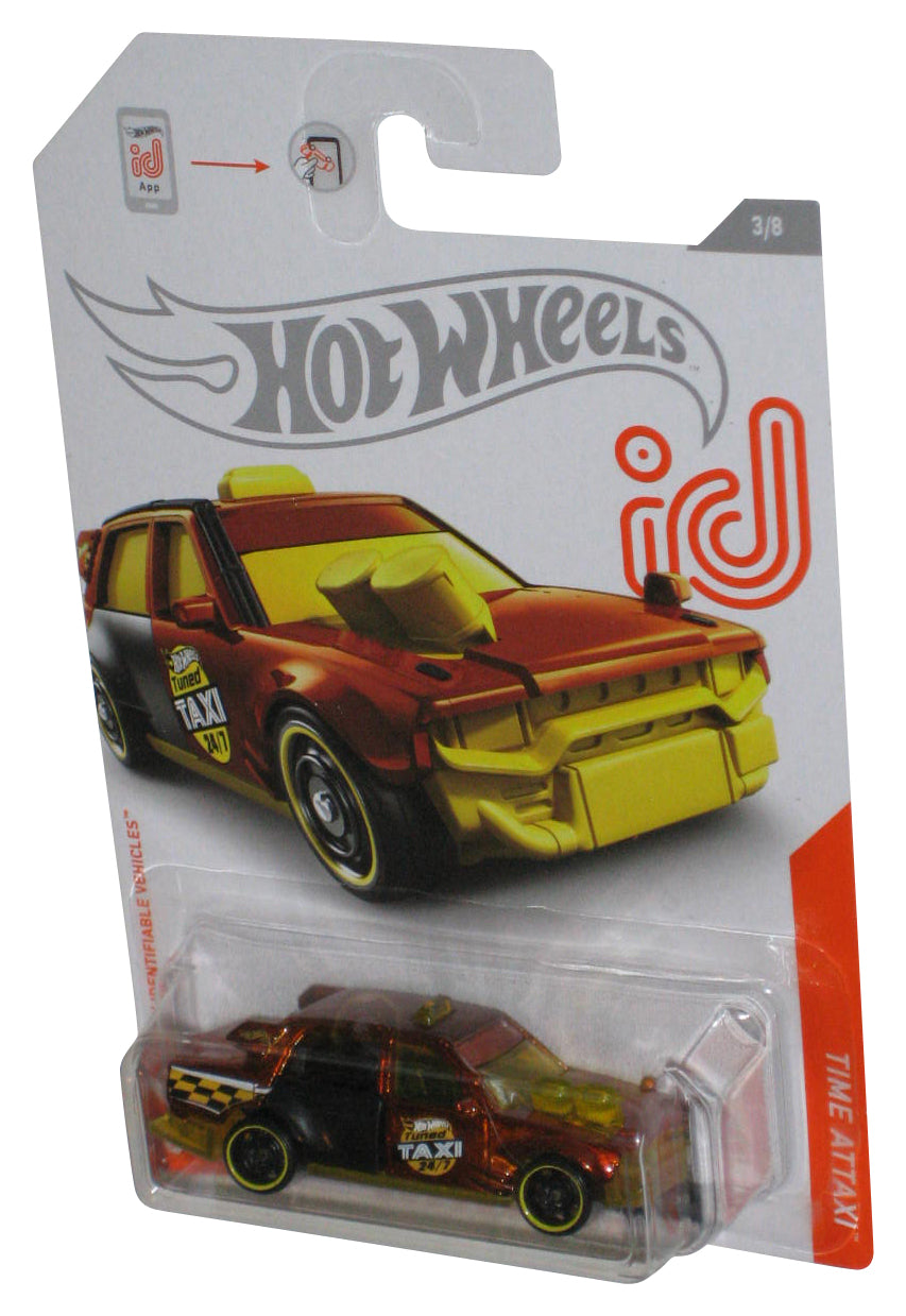 Hot Wheels id (2019) Mattel Time Attaxi Metallic Taxi Toy Car 3/8