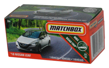 Matchbox Power Grabs Box MBX Road Trip (2018) Silver '18 Nissan Leaf Car 23/25