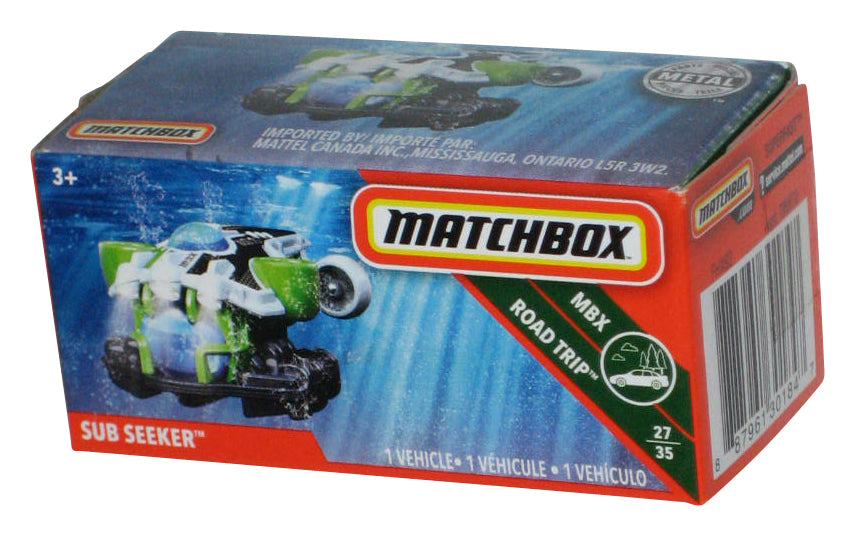 Matchbox Power Grabs Box MBX Road Trip (2018) Green Sub Seeker Toy Vehicle 27/35