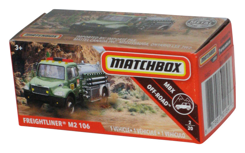 Matchbox Power Grabs Box MBX Off-Road (2018) Green Freightliner M2 106 Truck 2/20