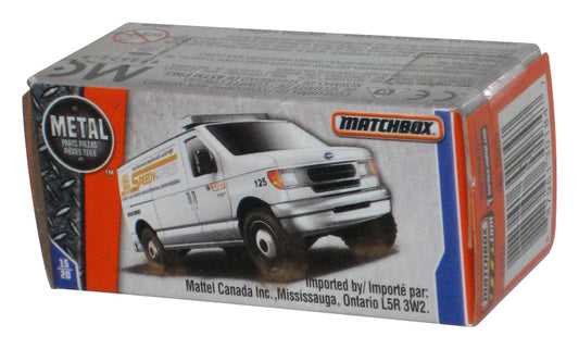 Matchbox Power Grabs Box MBX Service (2017) White Ford Panel Van Toy 15/20
