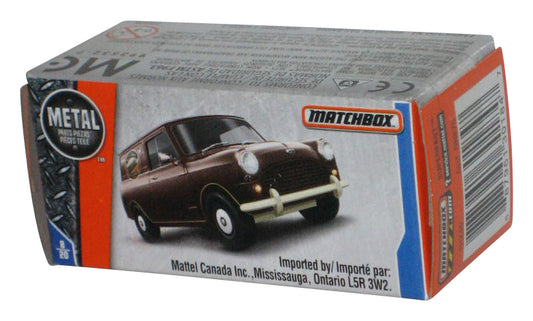 Matchbox Power Grabs Box MBX Service (2017) Brown Austin Mini Van Toy 8/20