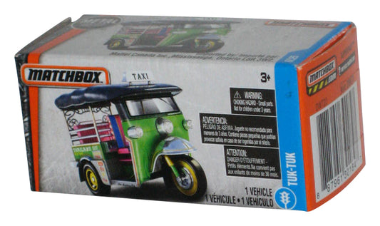 Matchbox Power Grabs Box (2016) Green Tuk-Tuk Taxi Toy Car 6/125