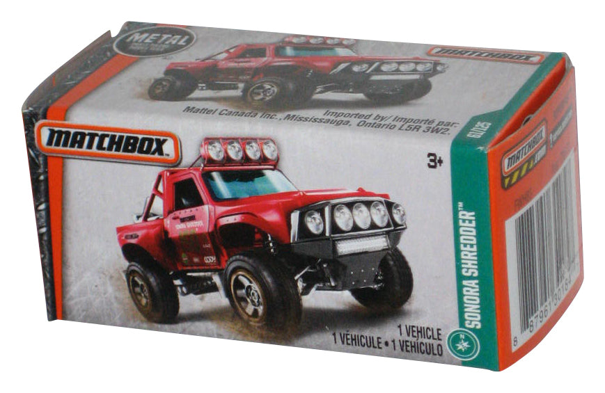 Matchbox Power Grabs Box (2017) Red Sonora Shredder Toy Car 61/125