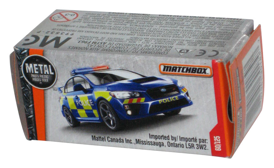 Matchbox Power Grabs Box (2016) Blue '15 Subaru WRX STI Car 60/125