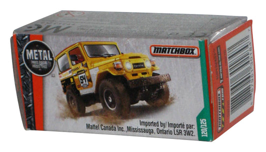 Matchbox Power Grabs Box (2016) Yellow Toyota Land Cruiser FJ40 Toy Car 120/125