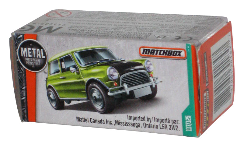 Matchbox Power Grabs Box (2016) Green '64 Austin Mini Cooper Car 117/125
