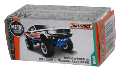 Matchbox Power Grabs Box (2017) White '68 Ford Mustang Toy Car 124/125