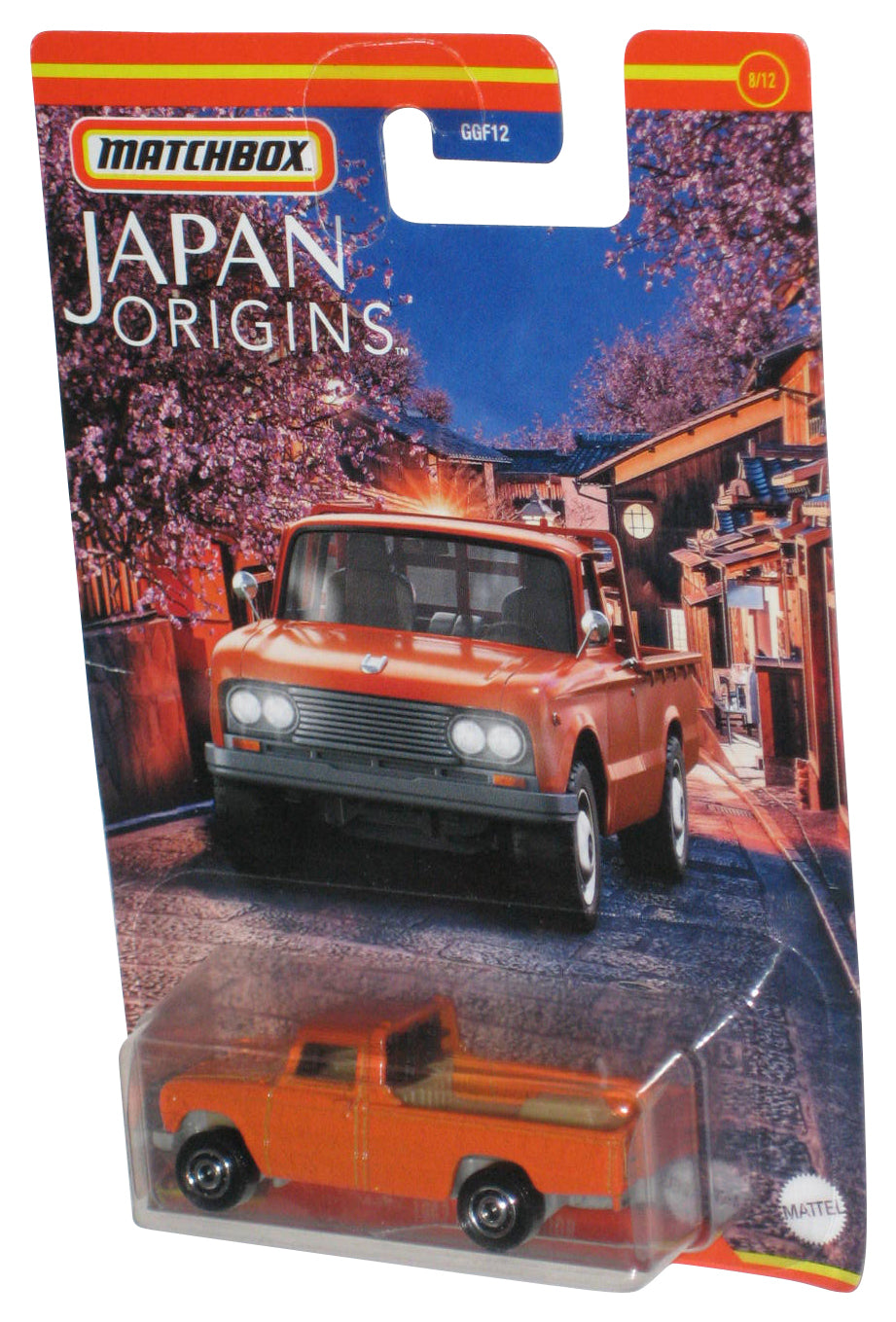 Matchbox Japan Origins (2022) Orange 1962 Nissan Junior Truck Toy 8/12