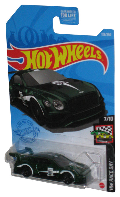 Hot Wheels HW Race Day 7/10 (2020) Green 2018 Bentley Continental GT3 Car 133/250