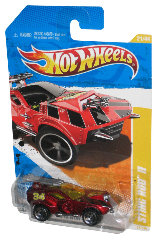 Hot Wheels 2010 New Models 21/44 Red Sting Rod II (2010) Mattel Toy Car 21/240