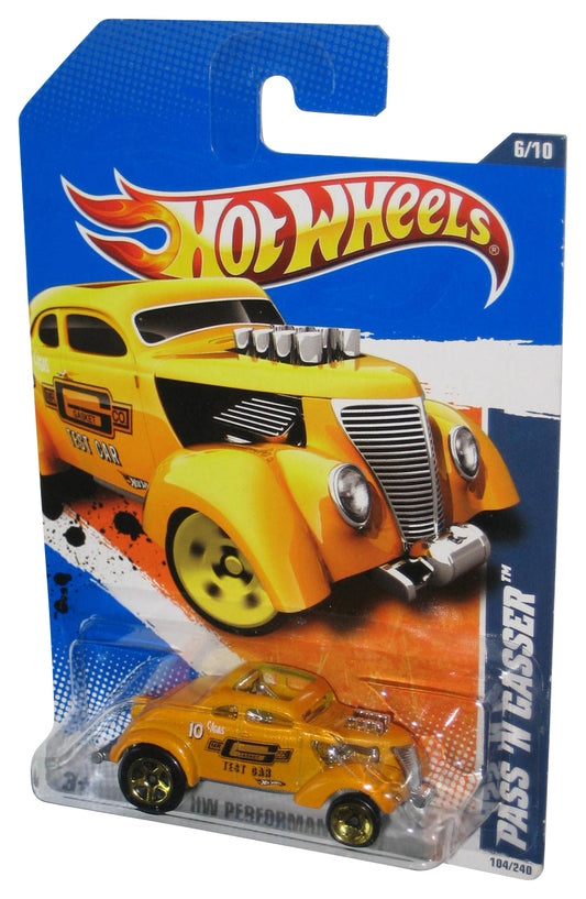 Hot Wheels HW Performance (2010) Yellow Pass 'N Gasser Car 104/240
