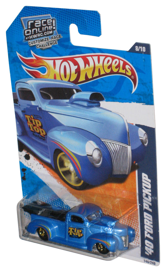 Hot Wheels HW Hot Rods 8/10 (2010) Blue '40 Ford Pickup Car 146/240