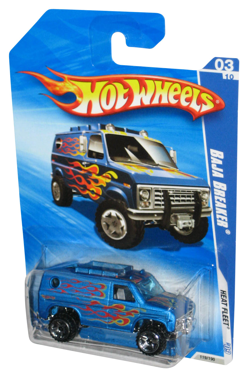 Hot Wheels Heat Fleet '09 3/10 (2009) Blue Baja Breaker Toy Truck 119/190