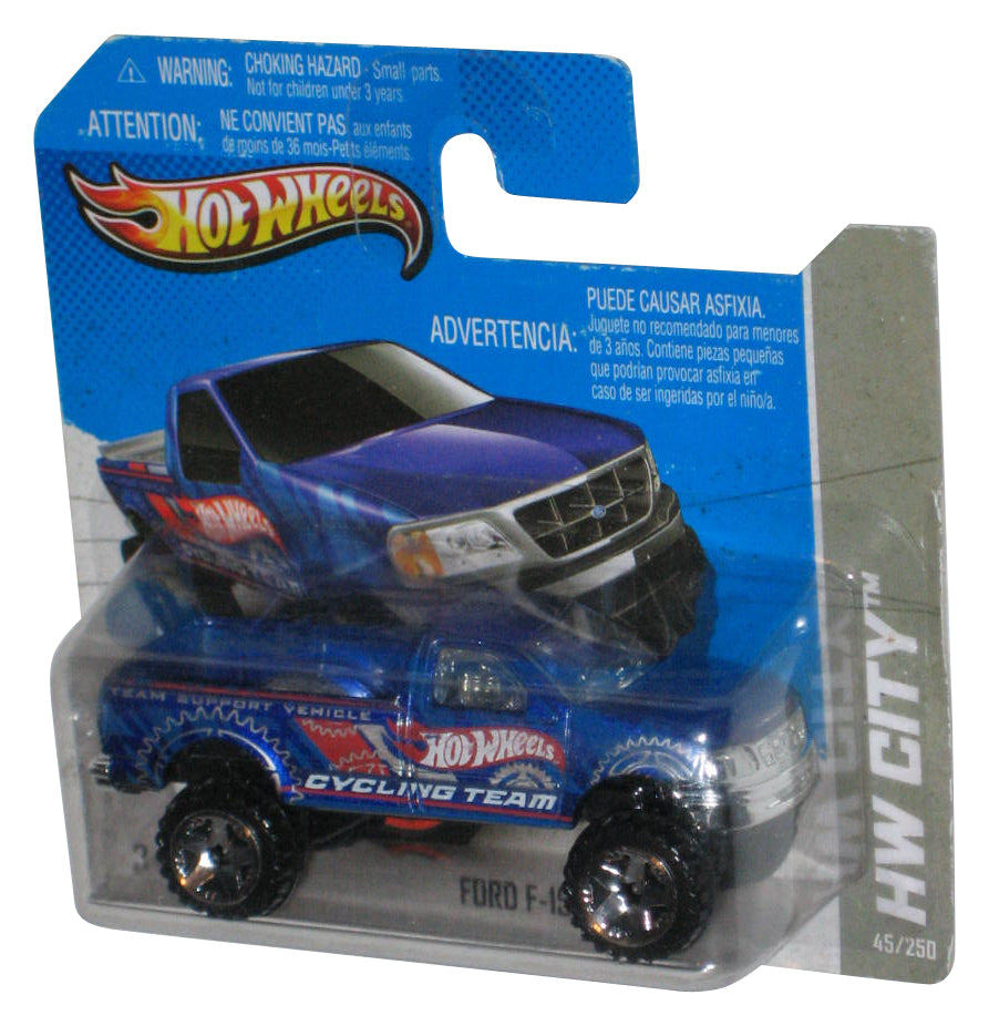 Hot Wheels HW City (2021) Blue Ford F-150 Toy Truck 45/250 - (Short Card)