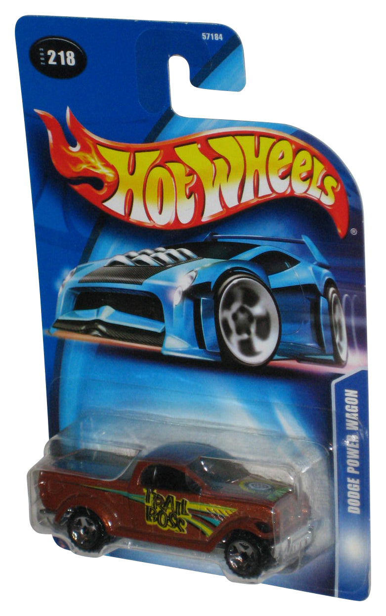 Hot Wheels Dodge Power Wagon (2018) Trail Boss Brown Toy Truck #218