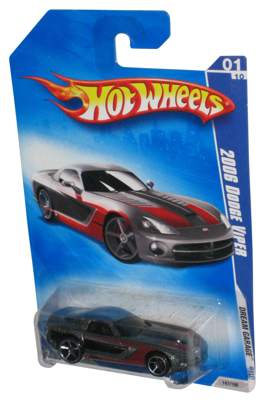 Hot Wheels Dream Garage '09 (2008) Silver 2006 Dodge Viper Toy Car 147/190