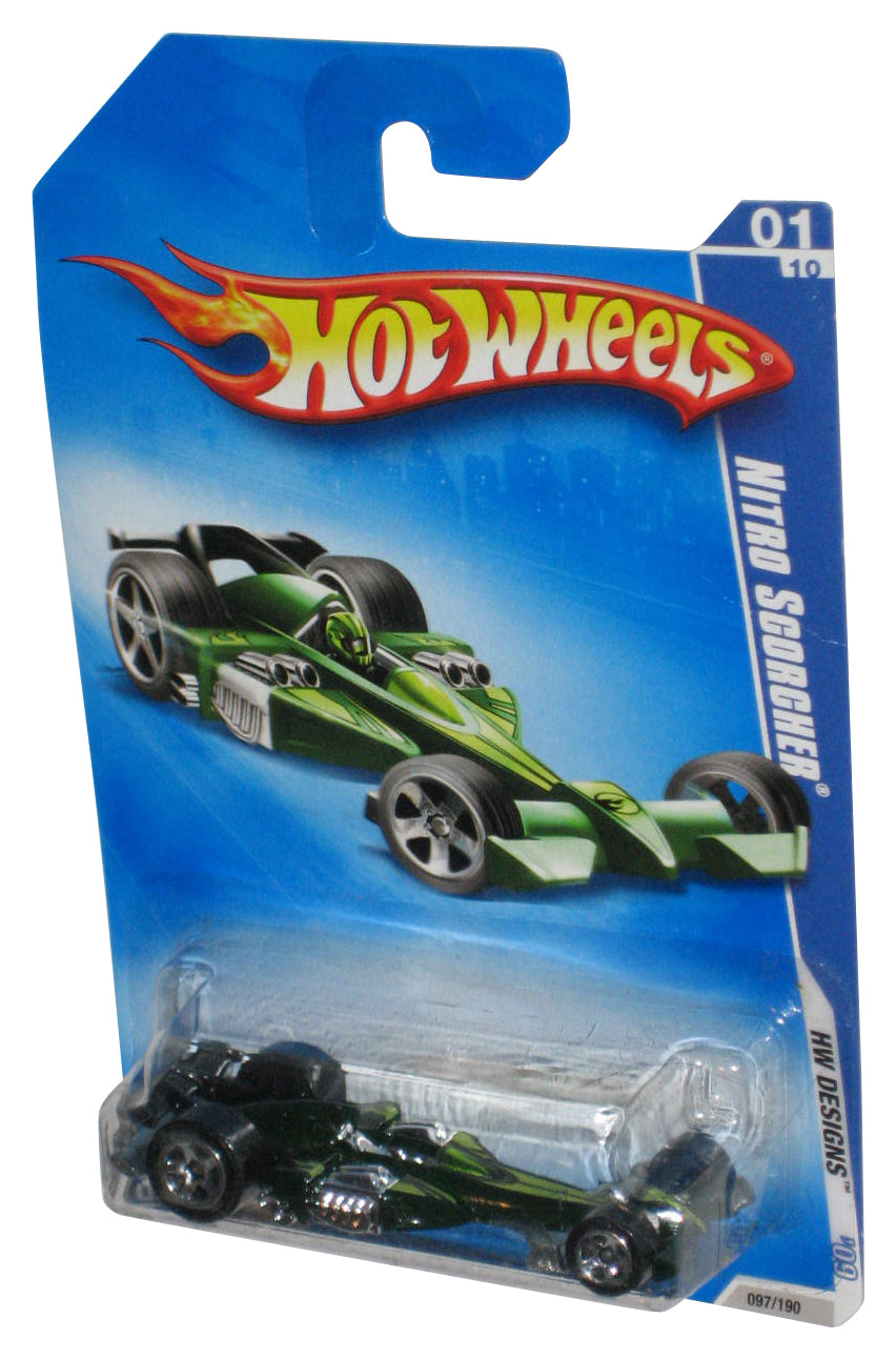 Hot Wheels HW Designs '09 1/10 Green Nitro Scorcher Toy Car 097/190