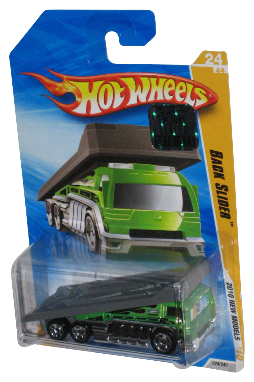 Hot Wheels 2010 New Models '10 24/44 Green Back Slider Toy Truck 024/240 - (Factory Sealed Sticker)