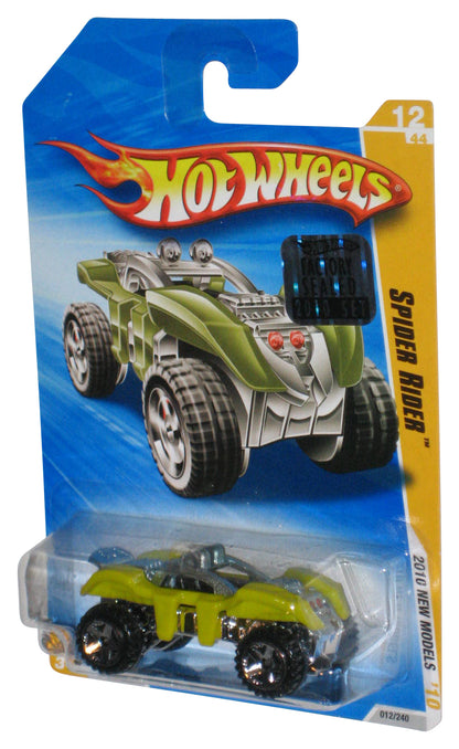 Hot Wheels 2010 New Models '10 12/44 Green Spider Rider Car 012/240 - (Factory Sealed Sticker)