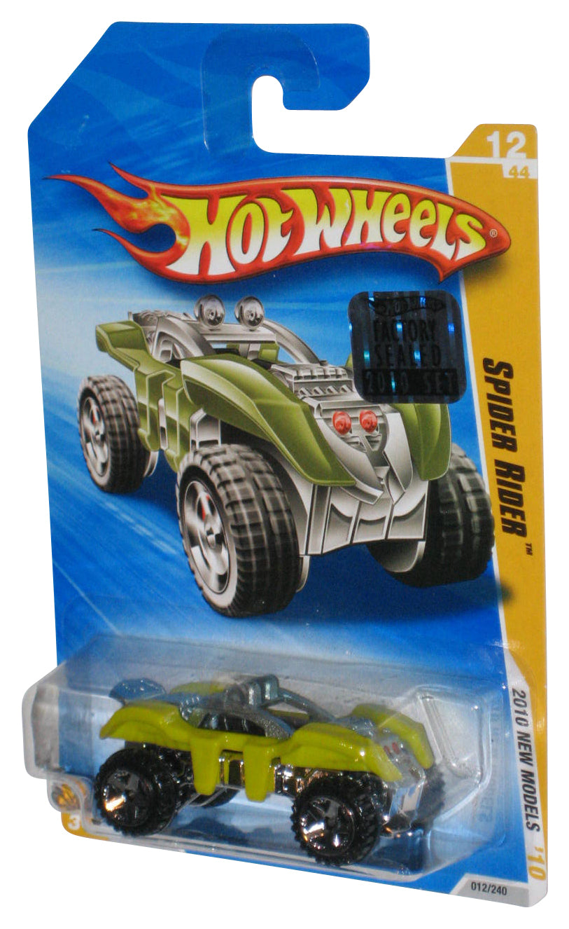 Hot Wheels 2010 New Models '10 12/44 Green Spider Rider Car 012/240 - (Factory Sealed Sticker)