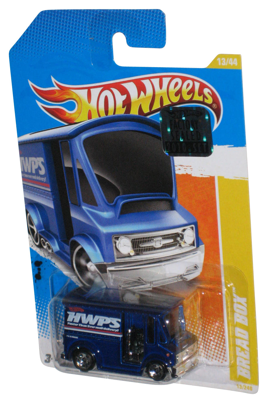 Hot Wheels 2010 New Models '10 13/44 Blue Bread Box 13/240 - (Factory Sealed Sticker)