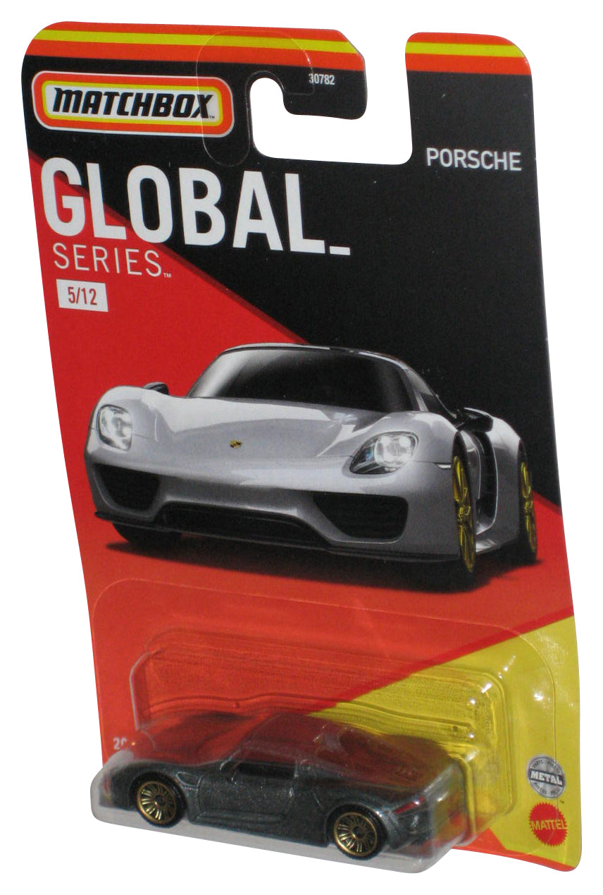 Matchbox Global Series (2022) Silver Porsche 918 Spyder Toy Car 5/12